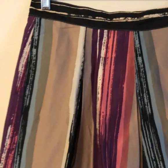 Anthropologie Cotton vertical artistic stripes