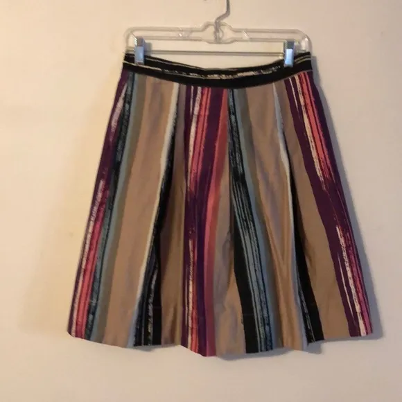Anthropologie Cotton vertical artistic stripes