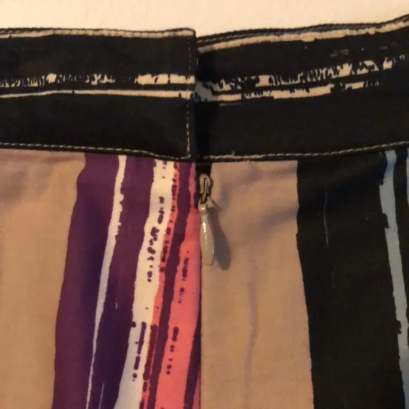 Anthropologie Cotton vertical artistic stripes