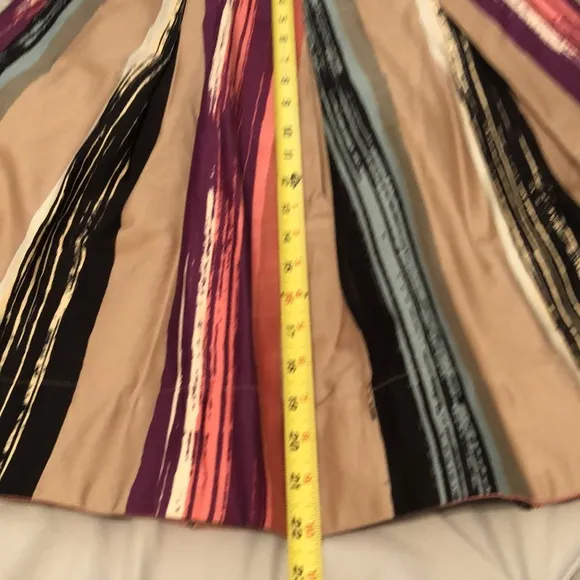 Anthropologie Cotton vertical artistic stripes