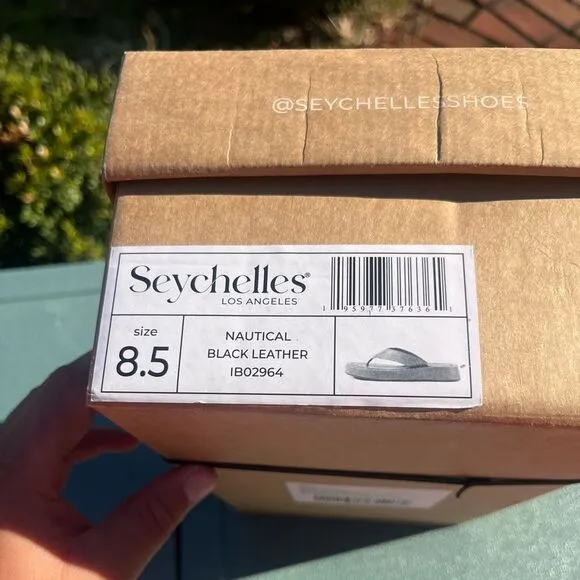 Anthropologie Seychelles Nautical Leather Sandals NIB