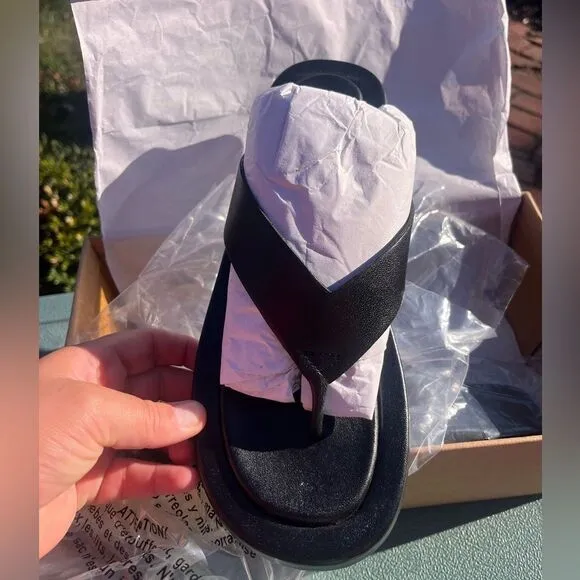 Anthropologie Seychelles Nautical Leather Sandals NIB