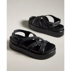 Anthropologie Silent D Black Platform Sandals - EU 40 (9.5-10.0 US)