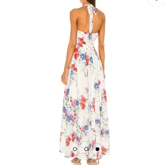 Anthropologie × Yumi Kim Petaluma Halter Maxi Dress Sz/L