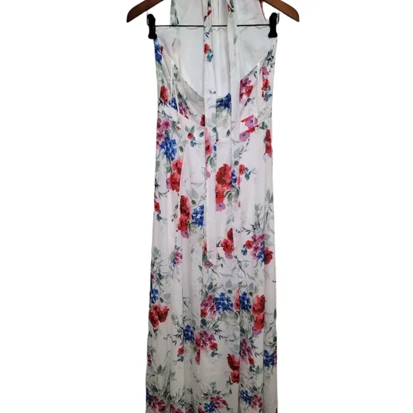 Anthropologie × Yumi Kim Petaluma Halter Maxi Dress Sz/L