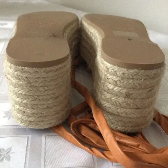 Anthropologie x Alohas Paw Paw Sprits Platform  Sandals size 37