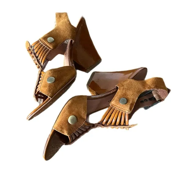Anthropology Leather sandals n. 704 b. Size 37 1/2