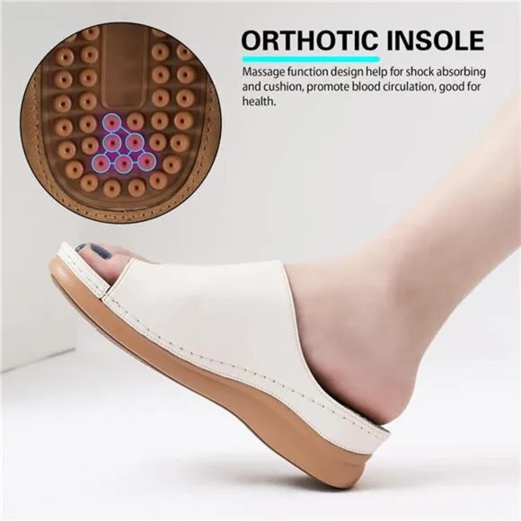 Aomigoct Sandals for Women Wedge Shoes: Comfortable Orthopedic Sandals Womens