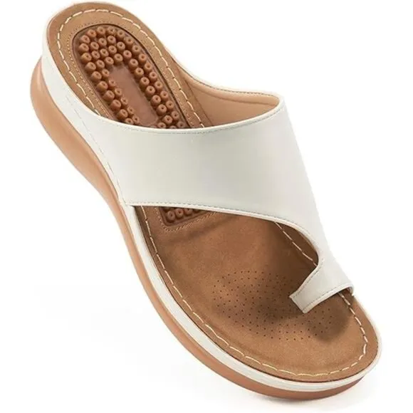 Aomigoct Sandals for Women Wedge Shoes: Comfortable Orthopedic Sandals Womens