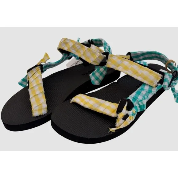 Arizona Love Trakky Sandal Size 41 Yellow Mint Adjustable $188 Nordstrom's