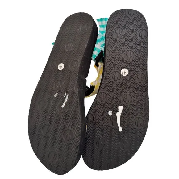 Arizona Love Trakky Sandal Size 41 Yellow Mint Adjustable $188 Nordstrom's