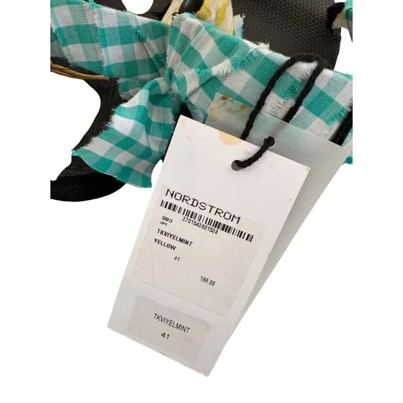 Arizona Love Trakky Sandal Size 41 Yellow Mint Adjustable $188 Nordstrom's