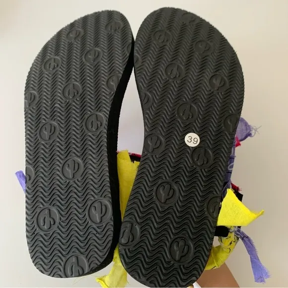 ARIZONA LOVE Trekky Bandana Knotted Sandals Sz 39/US9