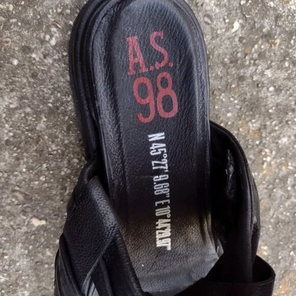 A.S.98 Purt Sandals Slide Woven