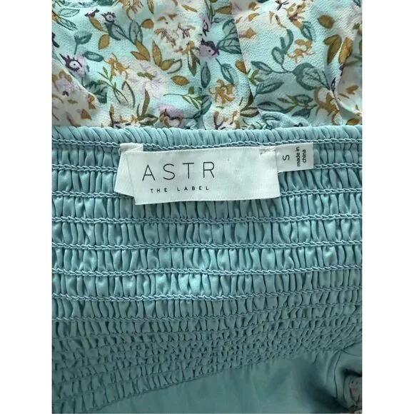 ASTR Daisy Dell Midi Dress Floral Ruffle Maxi Dress Small
