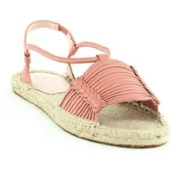 Avec Les Filles Leather Coral “Genevieve” Sandal