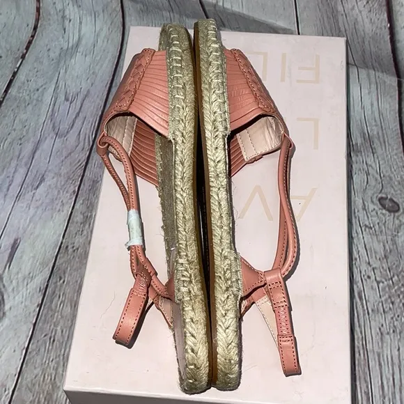 Avec Les Filles Leather Coral “Genevieve” Sandal