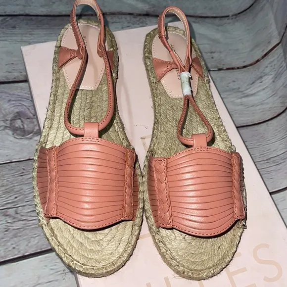 Avec Les Filles Leather Coral “Genevieve” Sandal