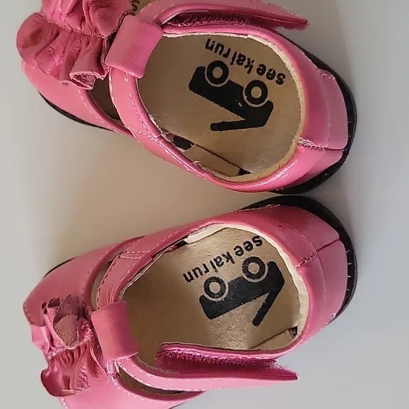 Baby Girl Walking Shoes and Bootie Size 6-12 months/ Size 3 and 4 Bundle