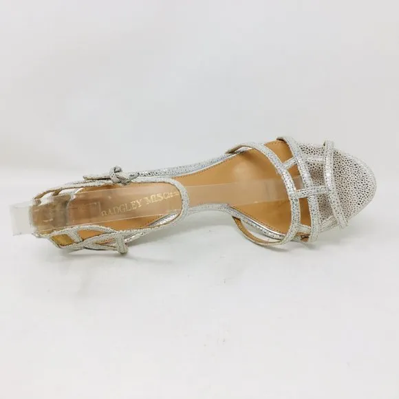 Badgley Mischka Kerrington Antique Silver Sandals