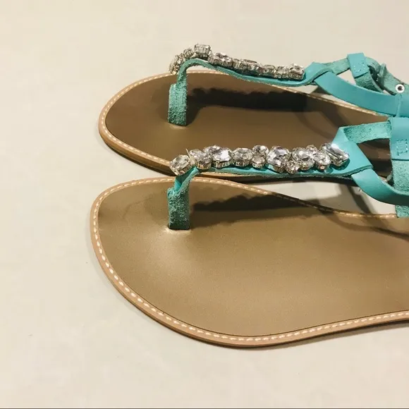 Badgley Mischka Lucia Crystal Embellished Sandals