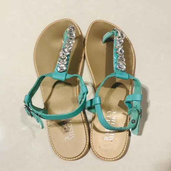 Badgley Mischka Lucia Crystal Embellished Sandals