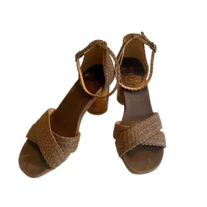 Bali Elf Sandals Size 7 Bahamas Block Heel Handmade Boho Cottagecore Prairie
