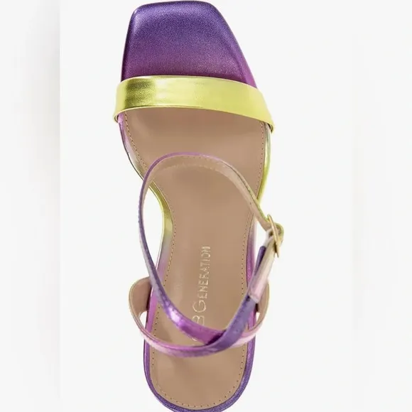 BCBGENERATIONWomen's Cadence Metallic Sandals In Ombre Sz 7