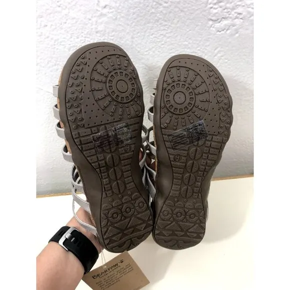 Bearpaw Sabrina Sandals Strappy Slip On Cork Sole