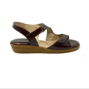 Beautifeel Bellagio brown washed leather sandals