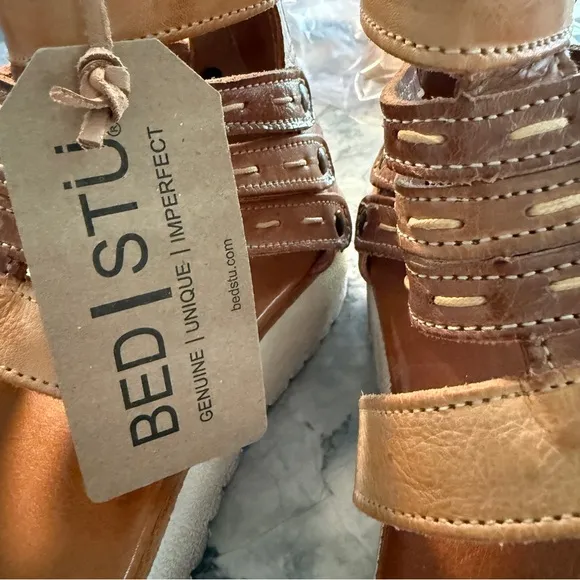 Bed Stu Artemia Leather Women's Sandals Size 8