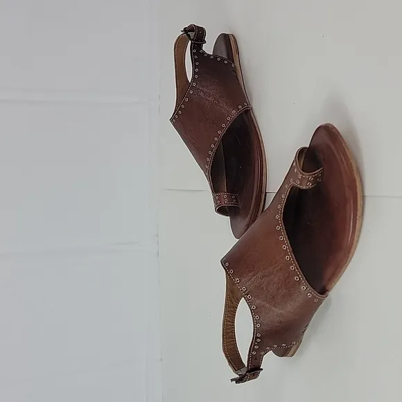 Bed Stu Misha Teak Driftwood-FG Leather Women's  Sandals