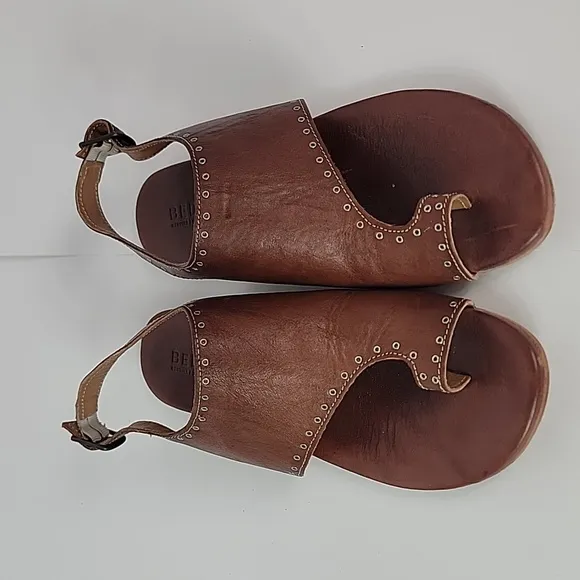 Bed Stu Misha Teak Driftwood-FG Leather Women's  Sandals