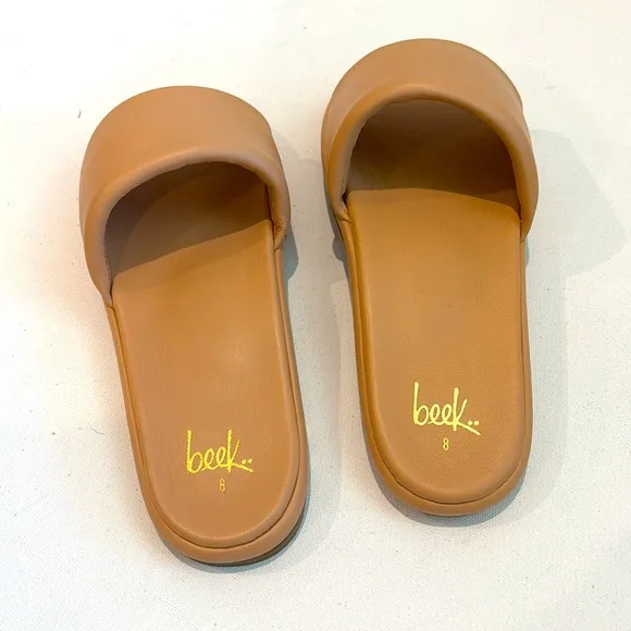 BEEKLeather Puffbird Sandals in Beach