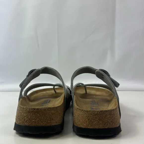 Betula By Birkenstock Mia Metal Silver Birko-flor Sandals