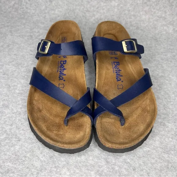 Betula by Birkenstock Sandals Blue Mia Mayari Shoes Vegan 40 Ladies 9 Narrow