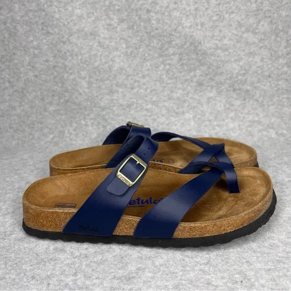 Betula by Birkenstock Sandals Blue Mia Mayari Shoes Vegan 40 Ladies 9 Narrow