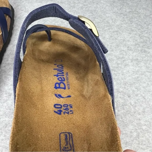 Betula by Birkenstock Sandals Blue Mia Mayari Shoes Vegan 40 Ladies 9 Narrow