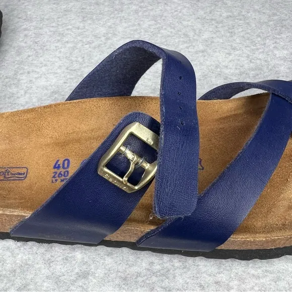 Betula by Birkenstock Sandals Blue Mia Mayari Shoes Vegan 40 Ladies 9 Narrow