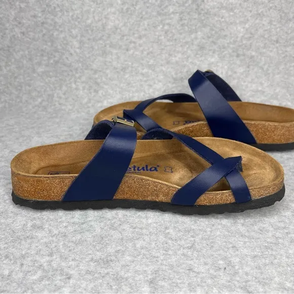 Betula by Birkenstock Sandals Blue Mia Mayari Shoes Vegan 40 Ladies 9 Narrow