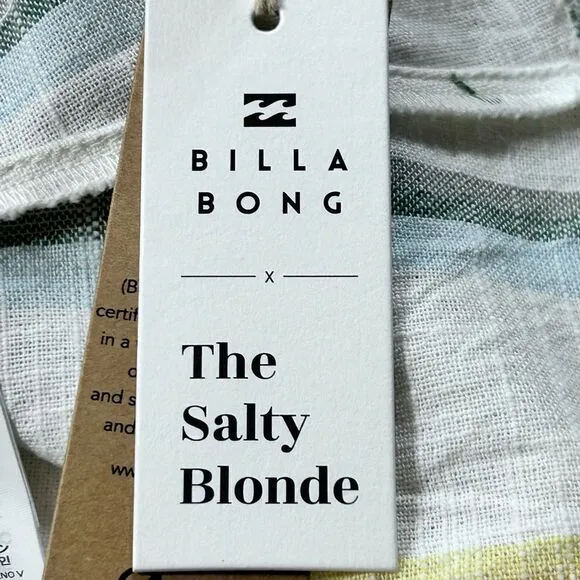 Billabong X The Salty Blonde Sunny Stripes Slip Dress