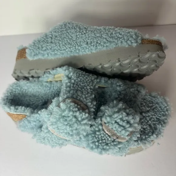 Birkenstock Arizona Big Buckle Shearling Papillio Sandals Size 37