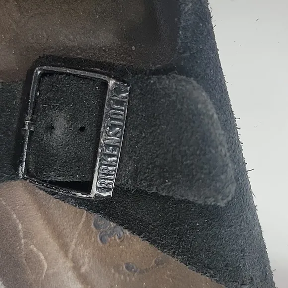 Birkenstock Arizona Black Suede Leather Women's Sandals
