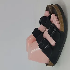 Birkenstock Arizona Black Suede Leather Women's Sandals