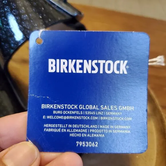 Birkenstock Arizona BS Magic Snake Black Shimmer Size 40 Casual Everyday