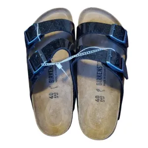 Birkenstock Arizona BS Magic Snake Black Shimmer Size 40 Casual Everyday
