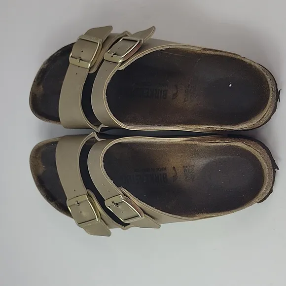 Birkenstock Arizona Gold Leather Women's Sandals
