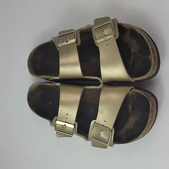 Birkenstock Arizona Gold Leather Women's Sandals