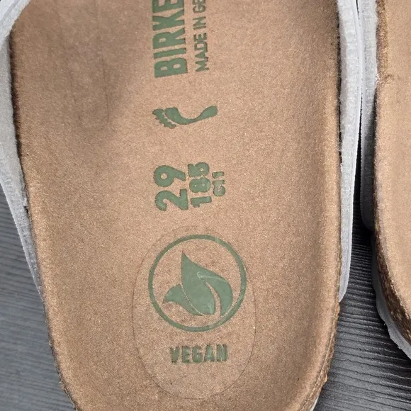 Birkenstock Arizona Kids Vegan Gray Sandal Size 29 US 11-1 New 185