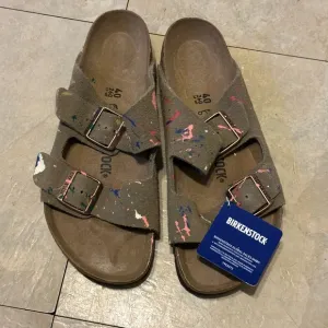 Birkenstock Arizona paint - Multicolor Splatter